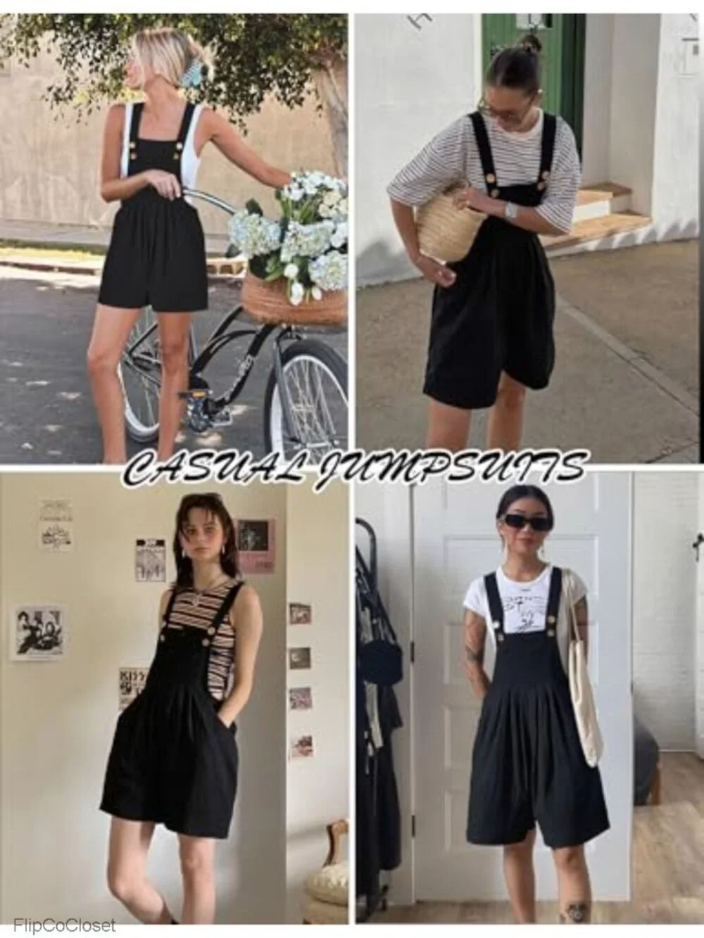 100% Cotton Women's Wide Leg Bib Overall Jumpsuit Sleeveless Adjustable Straps